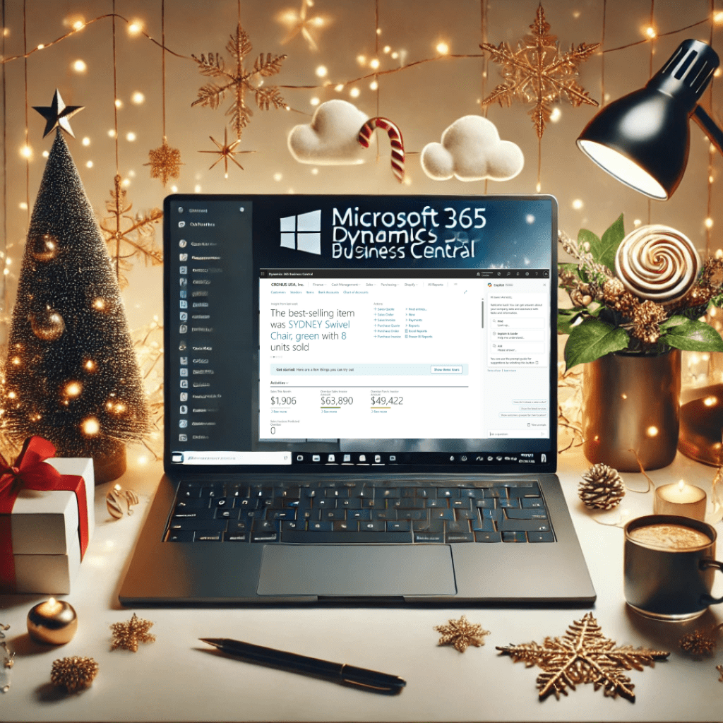 Las novedades de Business Central para diciembre: ¡Nuestro ERP se viste de Navidad !&nbsp;✨😅